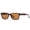 Brooks Brothers Bb 725s 501673 52mm Unisex Rectangle Sunglasses