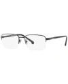 Brooks Brothers Bb1044 Men's Rectangle Eyeglasses In Matte Blk
