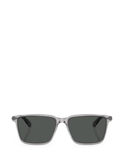 BROOKS BROTHERS RECTANGLE-FRAME SUNGLASSES
