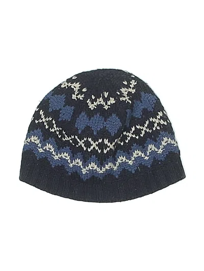 Pre-owned Brooks Brothers Beanie Hat In Blue