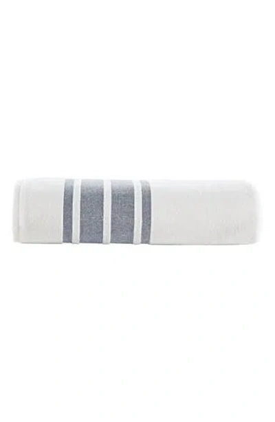 Brooks Brothers Bermuda Contrast Bath Towel In White
