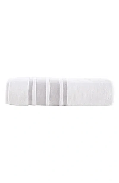 Brooks Brothers Bermuda Contrast Bath Towel In White
