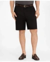 Brooks Brothers Big & Tall 10" Flat Front Stretch Advantage Chino Shorts | Black | Size 54