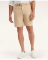 Brooks Brothers Big & Tall 9" Stretch Washed Canvas Shorts In Light Beige