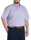 Brooks Brothers Big & Tall  Check-patterned Friday Oxford Sport Shirt In Blue