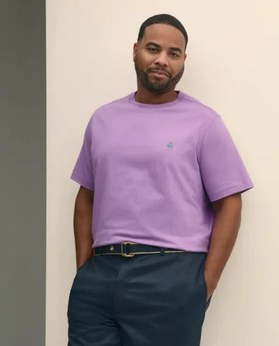 Brooks Brothers Big & Tall Cotton Jersey T-shirt In Purple
