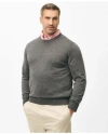 Brooks Brothers Big & Tall Ultimate Merino Wool Crewneck Sweater In Dark Grey