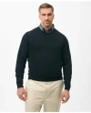Brooks Brothers Big & Tall Ultimate Merino Wool Crewneck Sweater In Navy