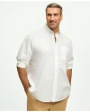 Brooks Brothers Big & Tall Friday Shirt, Poplin End-on-end In White