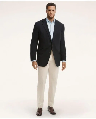 Brooks Brothers Big & Tall Hopsack Blazer In Navy