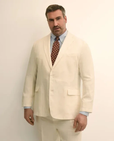 Brooks Brothers Big & Tall Linen Suit Jacket In Neutral