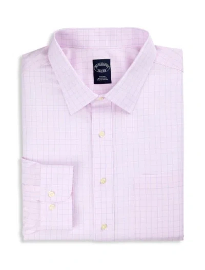 Brooks Brothers Big & Tall  Non-iron Glen Plaid Dress Shirt