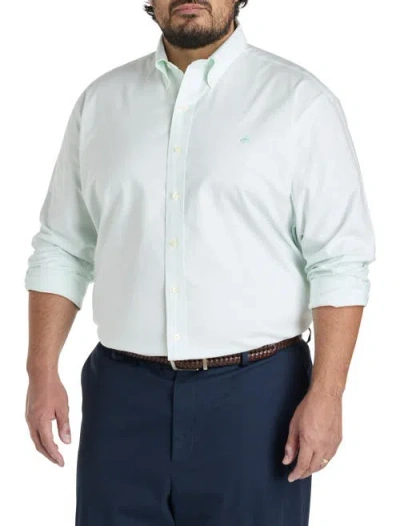 Brooks Brothers Big & Tall Non-iron Oxford Sport Shirt In Blue