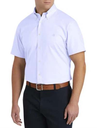 Brooks Brothers Big & Tall Non-iron Solid Oxford Sport Shirt In Lavender