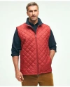 Brooks Brothers Big & Tall Paddock Diamond Quilted Vest | Red | Size 4x