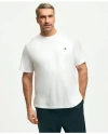 Brooks Brothers Big & Tall Supima Cotton T-shirt In White