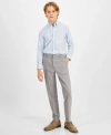 Brooks Brothers Big Boys Classic Dress Pants In Light Gray