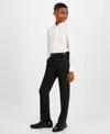 Brooks Brothers Big Boys Classic Machine Washable Dress Pants In Black
