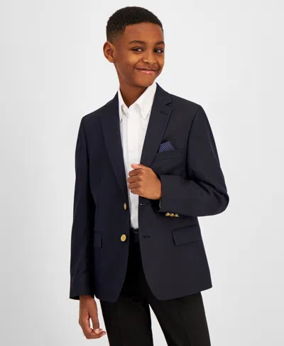 Brooks Brothers Kids' Big Boys Classic Stretch Suit Jacket In Navy