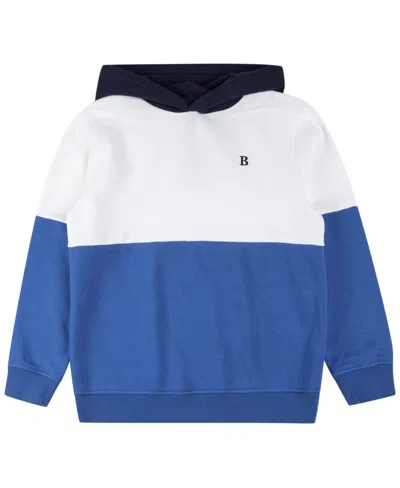 Brooks Brothers Kids' Big Boys Colorblock French Terry Hoodie In White