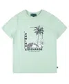 Brooks Brothers Big Boys Recharge Graphic T-shirt In Light Green