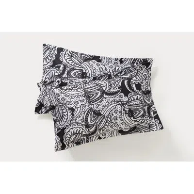 Brooks Brothers Black&white Paisley 2 Piece 100% Cotton Guest Room Sham Case Pack