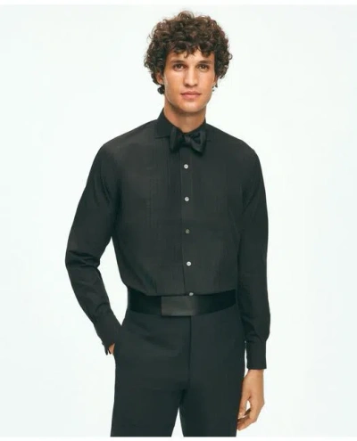 Brooks Brothers Black Fleece Pleated Londoner Collar Tuxedo Shirt In Sea Island Cotton | Size 16½ 34