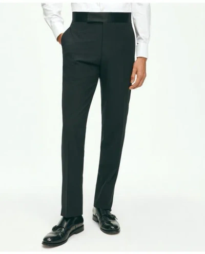 Brooks Brothers Black Fleece Tuxedo Pants In Wool-silk | Size 36 Long