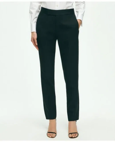 Brooks Brothers Black Fleece Tuxedo Pants In Wool