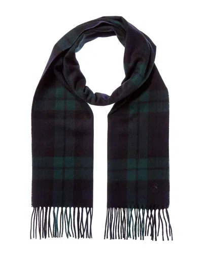BROOKS BROTHERS BLACK WATCH WOOL & CASHMERE-BLEND SCARF