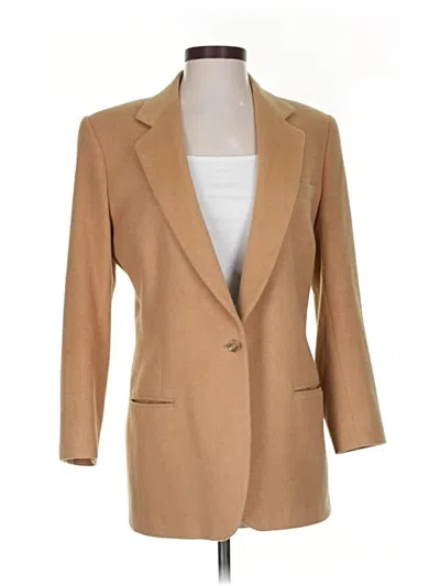 Pre-owned Brooks Brothers Blazer Jacket In Brown