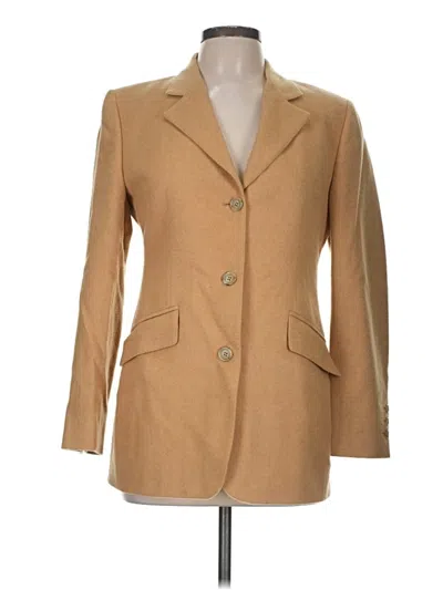 Pre-owned Brooks Brothers Blazer Jacket In Tan