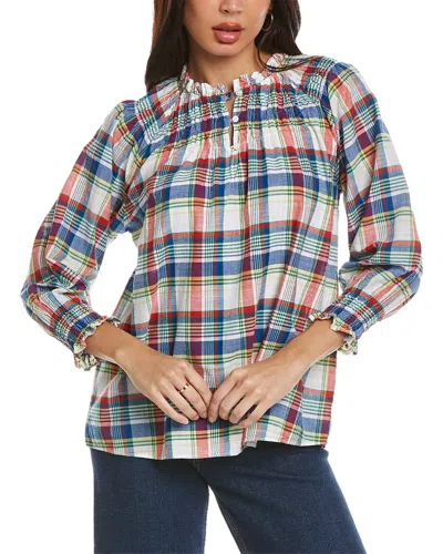 Brooks Brothers Blouse In Blue