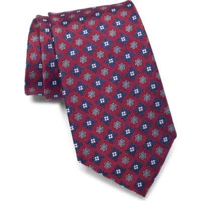 Brooks Brothers Bold Flower Neat Tie In Red