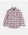 Brooks Brothers Boys Brushed Cotton Plaid Flannel Sport Shirt In Dark Brown