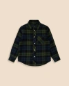 Brooks Brothers Plaid Long Sleeve Cotton Button-up Shirt In Green