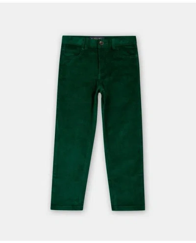 Brooks Brothers Kids'  Boys Cotton Corduroy Pants In Dark Green