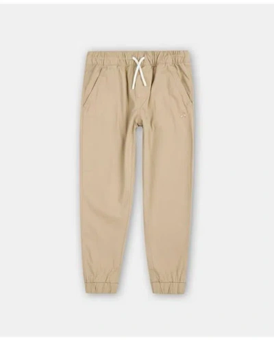 Brooks Brothers Kids'  Boys Cotton Twill Jogger Pants With Stretch In Light Beige