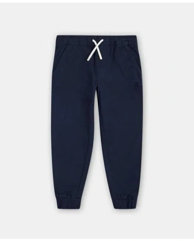 Brooks Brothers Kids'  Boys Cotton Twill Jogger Pants With Stretch In Navy