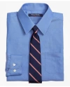 Brooks Brothers Kids'  Boys Non-iron Supima Pinpoint Cotton Dress Shirt | French Blue | Size 6
