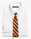 Brooks Brothers Kids'  Boys Non-iron Supima Pinpoint Cotton Dress Shirt | White | Size 16