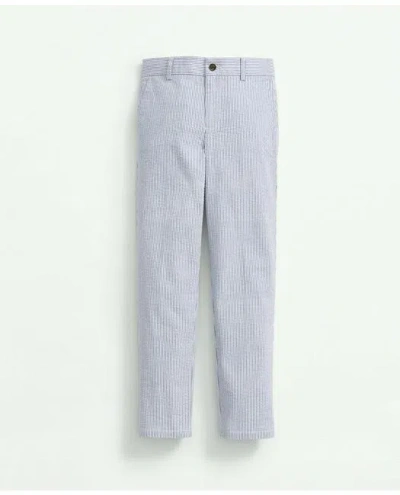 Brooks Brothers Kids'  Boys Seersucker Pants In Light Blue