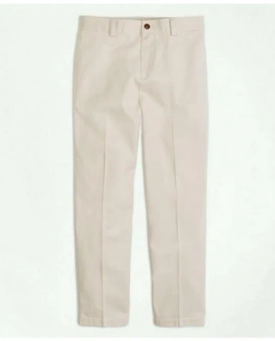 Brooks Brothers Kids'  Boys Stretch Cotton Twill Advantage Chino Pants In Stone