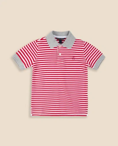 Brooks Brothers Kids'  Boys Striped Pique Polo Shirt In Multi