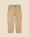 Brooks Brothers Kids' Flat Front Dress Pants In Brown