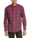Brooks Brothers Archival Brushed Twill Plaid Shirt In Red