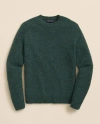 Brooks Brothers Brushed Wool Crewneck Sweater In Green
