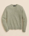 Brooks Brothers Brushed Wool Crewneck Sweater In Neutral