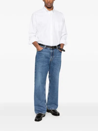 Brooks Brothers Button Chest-pocket Shirt In White