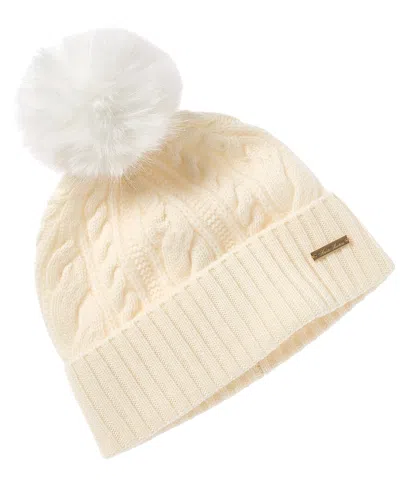 Brooks Brothers Cable Hat In Neutral